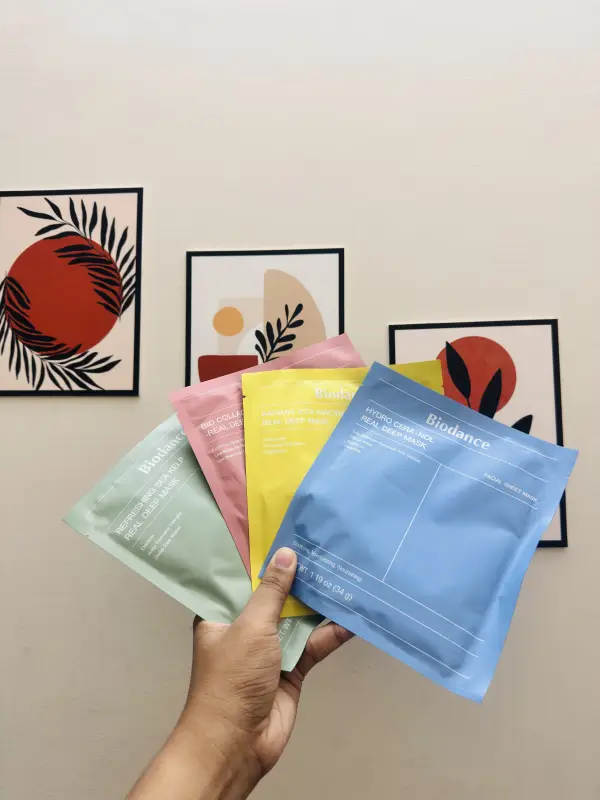 4 Piece Bio Collagen Real Deep Mask Combo