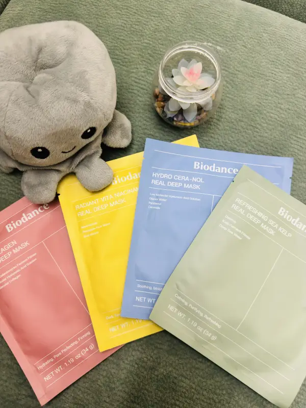 4 Piece Bio Collagen Real Deep Mask Combo