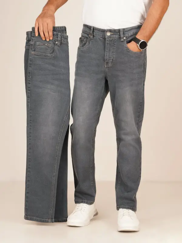 Light Charcoal – stretch denim jeans