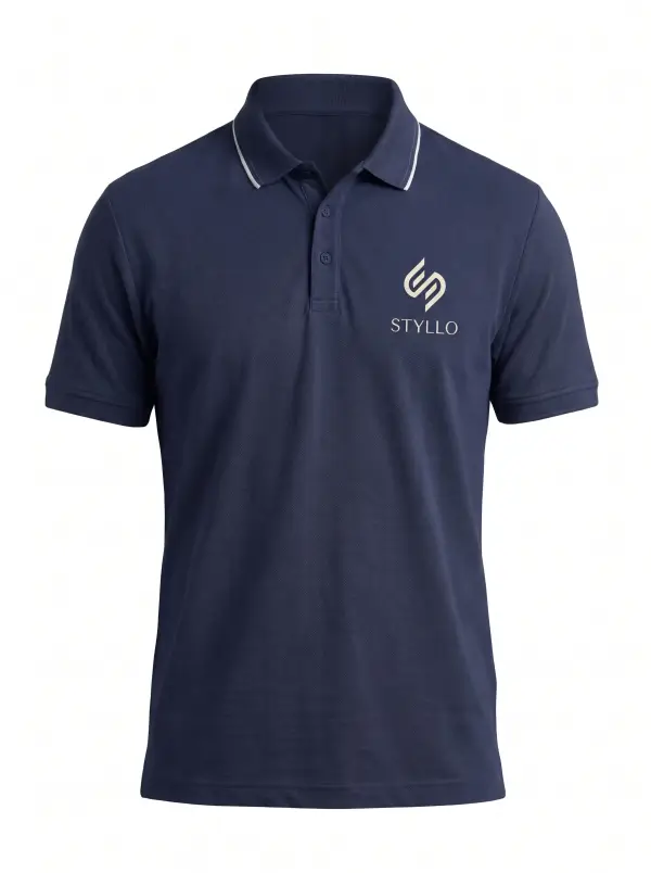 Navy Blue - Polo T-Shirt