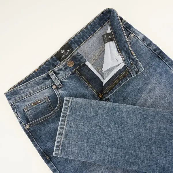 Light Blue – stretch slub denim jeans