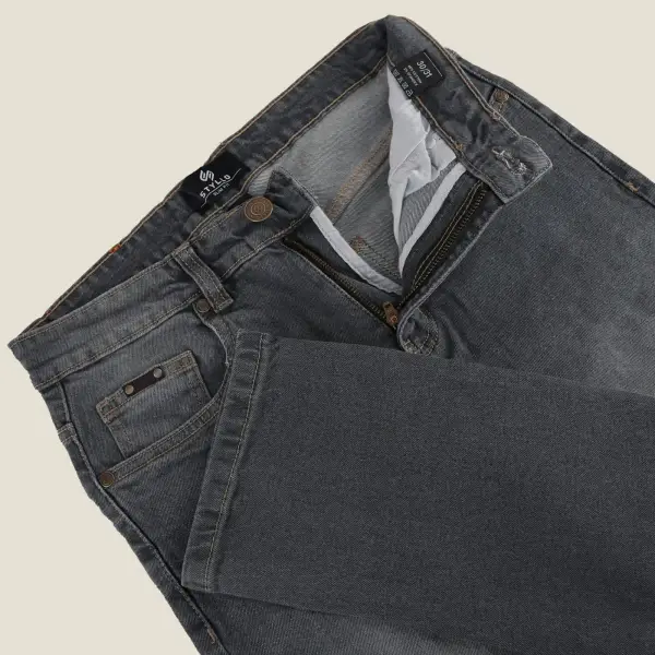 Dark Charcoal – stretch denim jeans