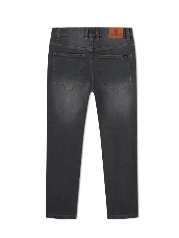 Dark Charcoal – stretch denim jeans