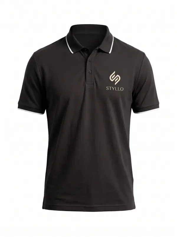 Black - Polo T-Shirt