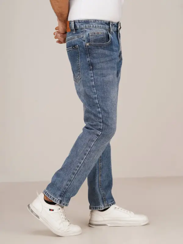 Light Blue – stretch slub denim jeans