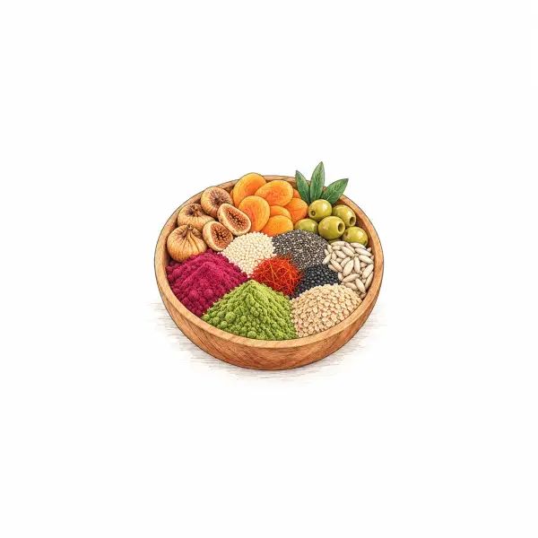 Different types of super foods